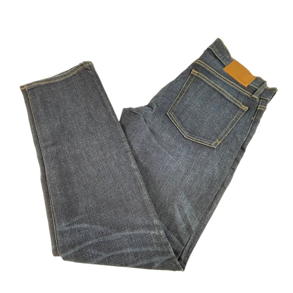 Madewell Slim Denim Jeans Sz 30 xβ 32 Womens Blue Cotton Whiskers Pants